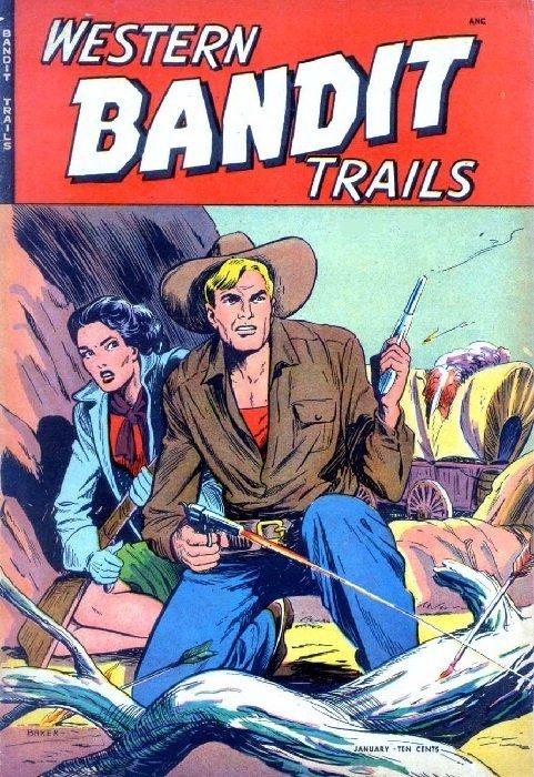 Western Bandit Trails #1 (1949) Comic Books Western Bandit Trails