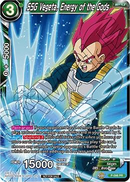 SSG Vegeta, Energy of the Gods P-098 Dragon Ball Fusion World Promos