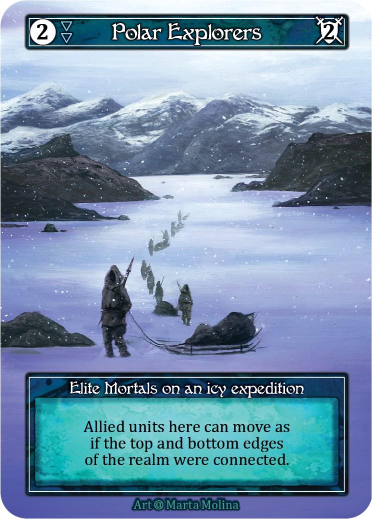 Polar Explorers [Foil] - Sorcery: Contested Realms Alpha - Sorcery: Contested Realm card