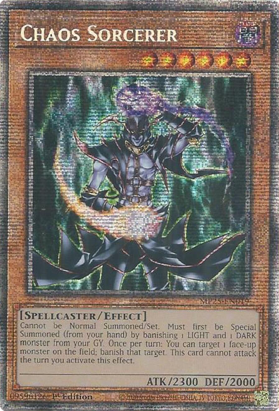Chaos Sorcerer MP25-EN019 Prices | YuGiOh 2025 Mega Pack Tin