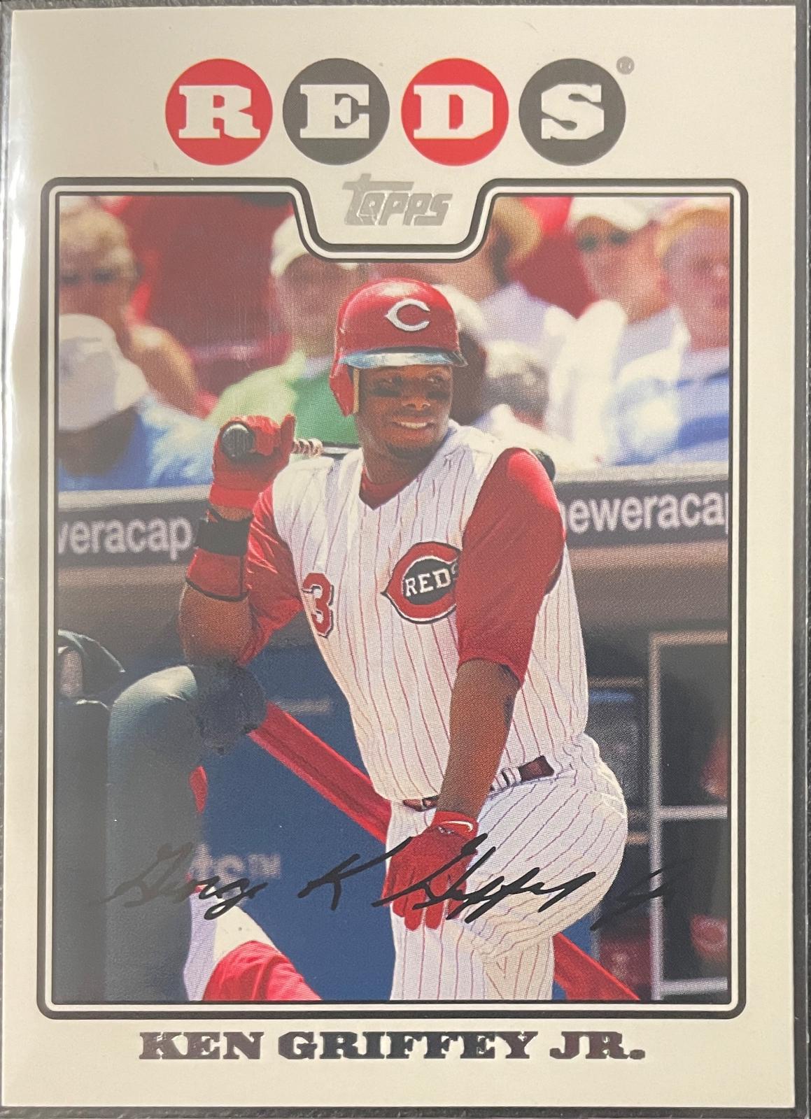 Ken Griffey Jr. #580 Baseball Cards 2008 Topps