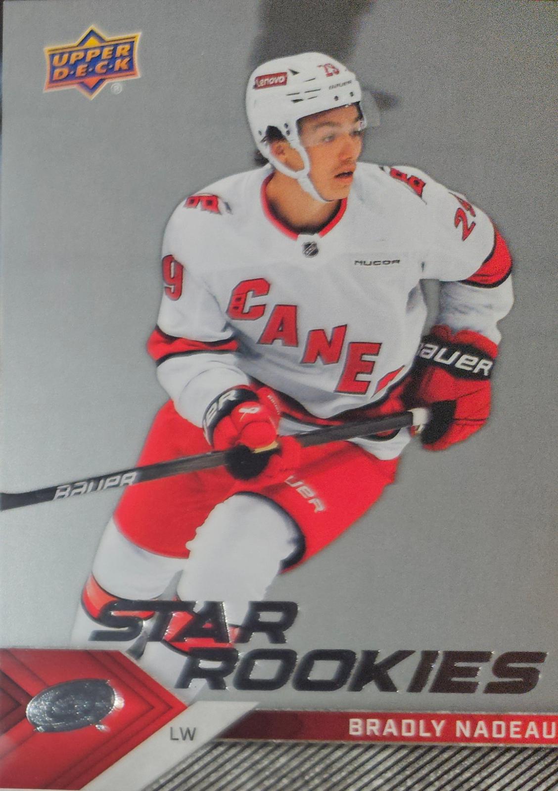 Bradly Nadeau #4 Hockey Cards 2024 Upper Deck NHL Star Rookies Box Set