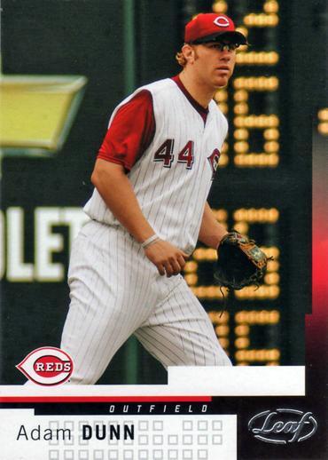 Adam Dunn #121 Baseball Cards 2004 Leaf