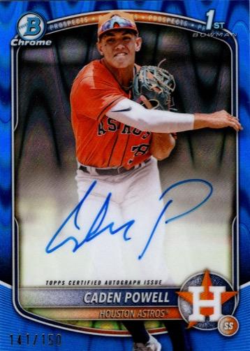 Caden Powell [Blue RayWave Refractor] #CPA-CPO