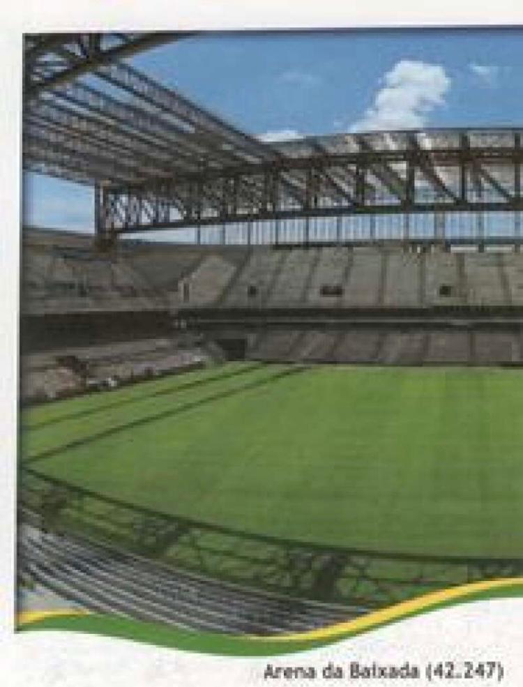 Arena Da Baixada #14 Soccer Cards 2014 Panini World Cup Stickers