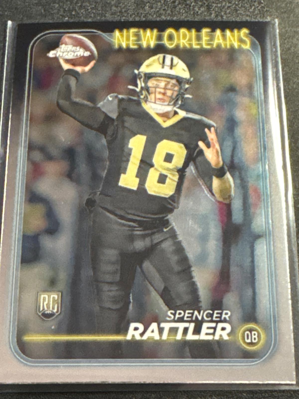 Spencer Rattler #213 Football Cards 2024 Topps Chrome