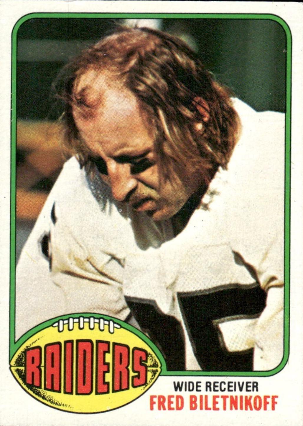 Fred Biletnikoff #25 Football Cards 1976 Topps