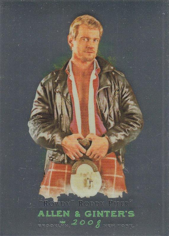 Allen Roddy Rowdy Roddy Piper #7 Prices | 2008 Topps Heritage III Chrome WWE Allen ...