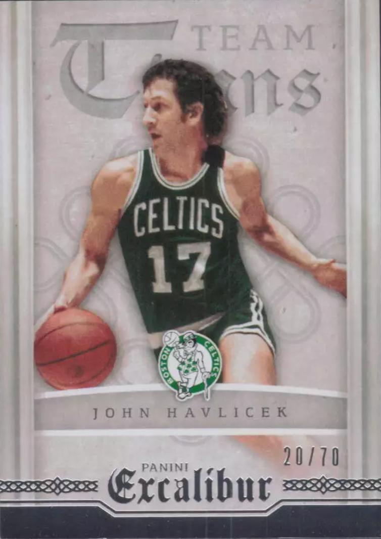 John Havlicek #22 Basketball Cards 2015 Panini Excalibur Team Titans