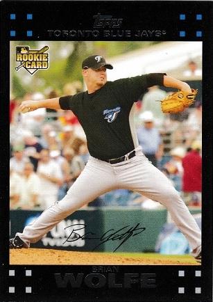 Brian Wolfe #UH196 Baseball Cards 2007 Topps Update & Highlights