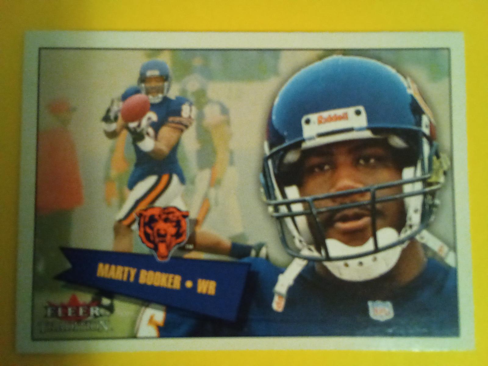 Marty Booker #10 Football Cards 2001 Fleer Tradition Glossy