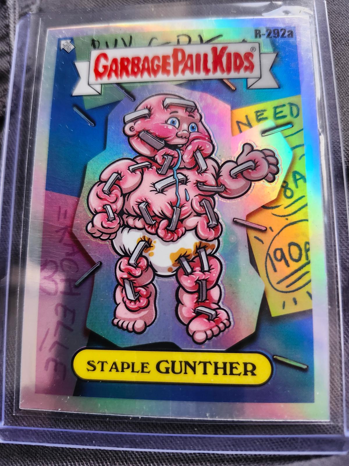 Staple Gunther #R-292a 2024 Garbage Pail Kids Chrome Art by Rory