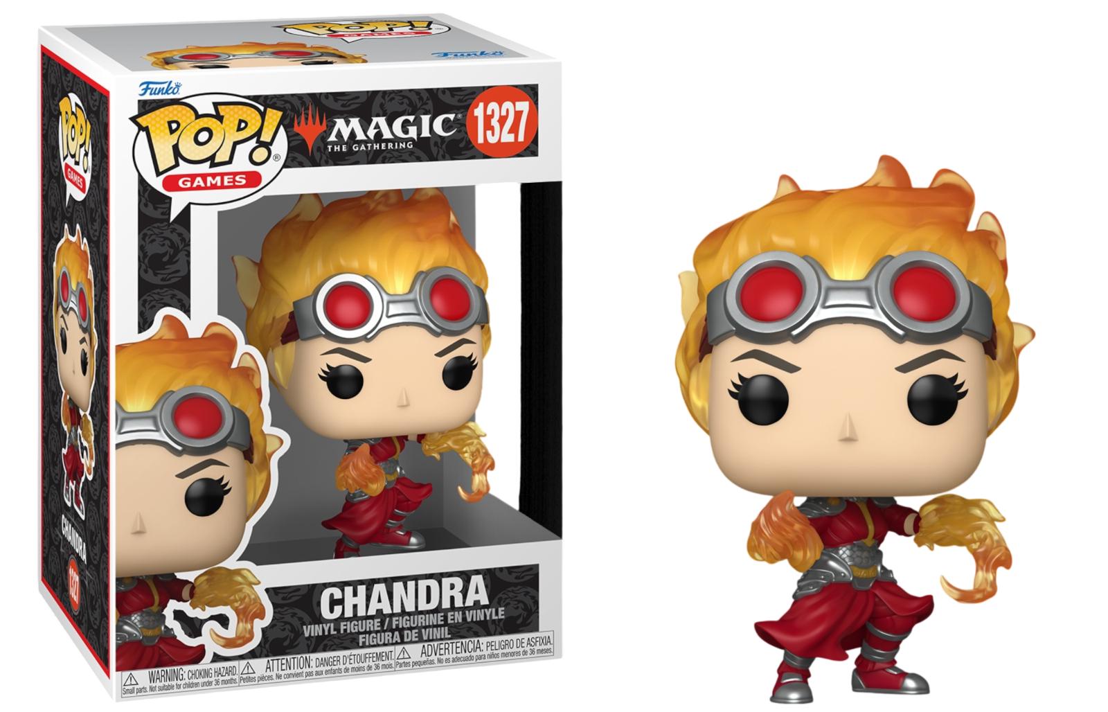Chandra #1327 Magic: The Gathering Funko Pop box and figure
