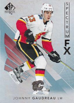 Johnny Gaudreau #S-28 2017-18 SP Authentic Hockey Spectrum FX