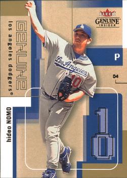 Hideo Nomo #27 2004 Fleer Genuine Insider Baseball