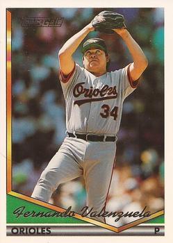 Fernando Valenzuela #175 1994 Topps Gold Baseball