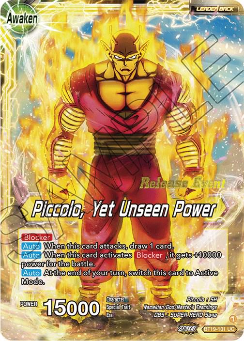 Piccolo // Piccolo, Yet Unseen Power BT19-101 Dragon Ball Super Divine Multiverse Release Promos