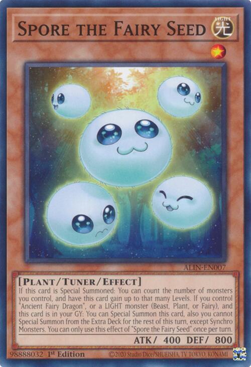 Spore the Fairy Seed ALIN-EN007 YuGiOh Alliance Insight