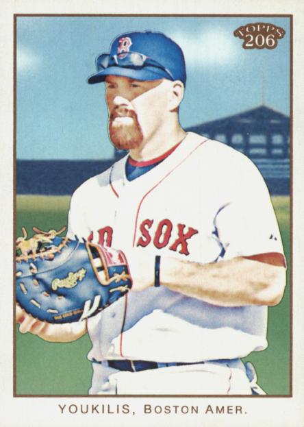 Kevin Youkilis #118 2009 Topps T206 Baseball