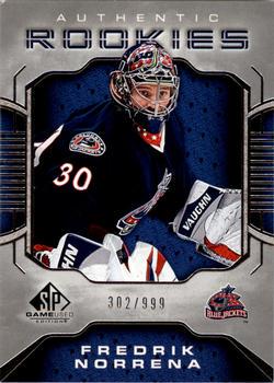 Fredrik Norrena #112 2006 Sp Game Used Hockey