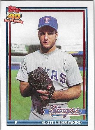 Scott Chiamparino #676 Baseball Cards 1991 Topps