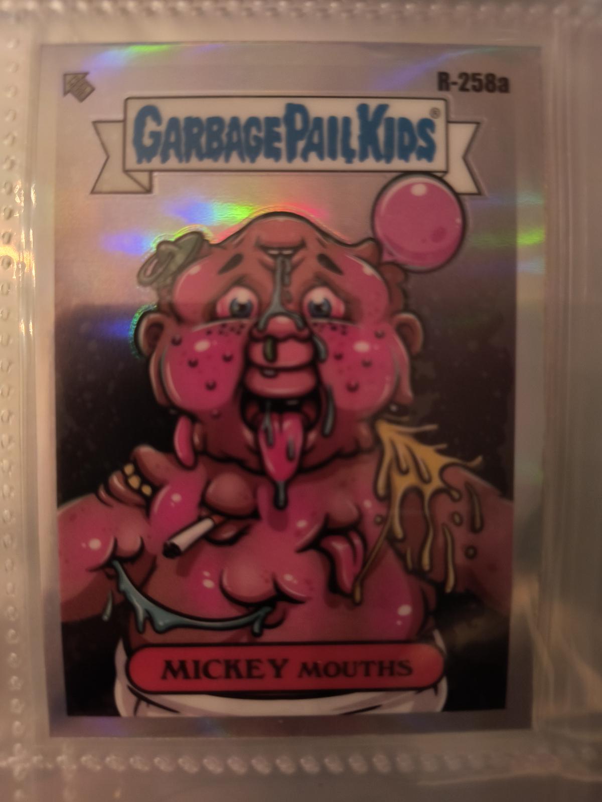 Mickey Mouths #R-258a 2024 Garbage Pail Kids Chrome Art by Rory