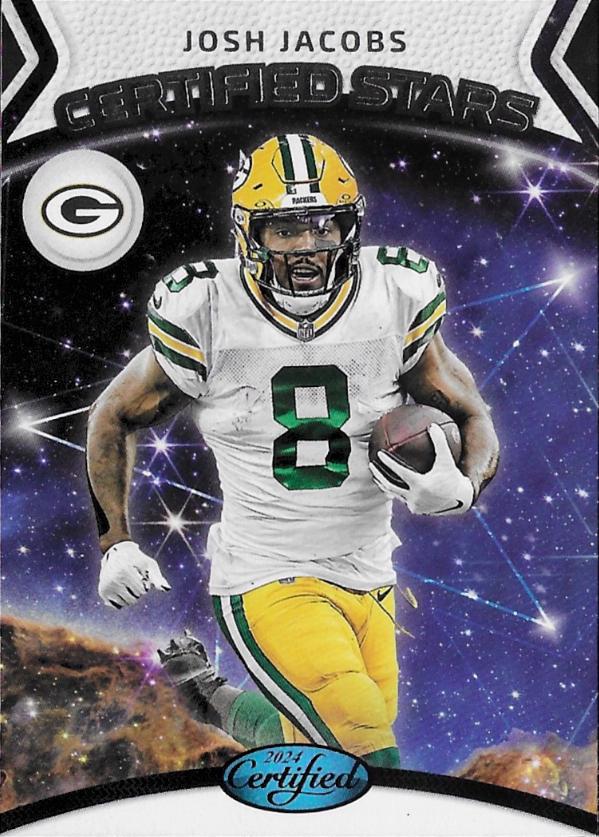 Josh Jacobs #4 Football Cards 2024 Panini Certified Stars
