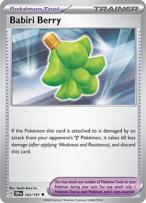 Babiri Berry #163 Pokemon Surging Sparks