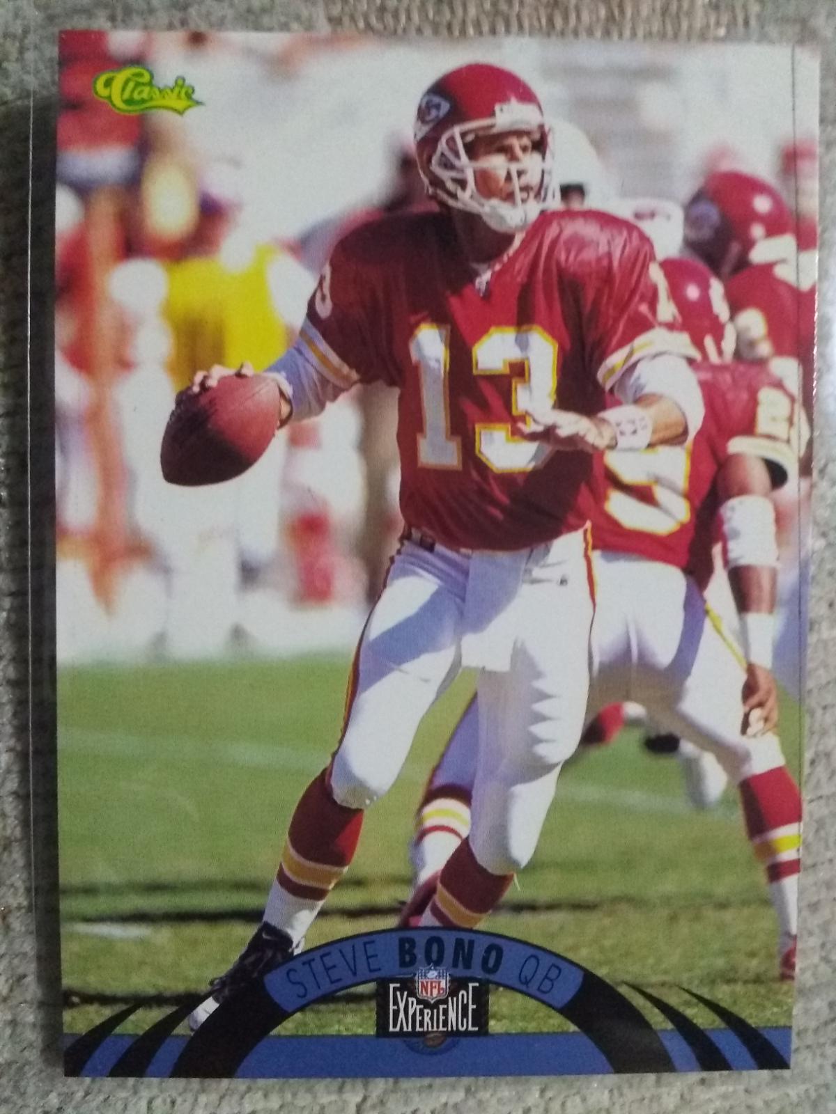 Steve Bono #22 Football Cards 1995 Classic