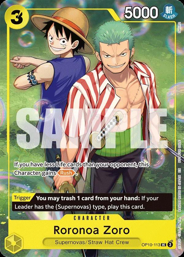 Roronoa Zoro [Set Sail Event] OP10-113 Prices | One Piece Learn