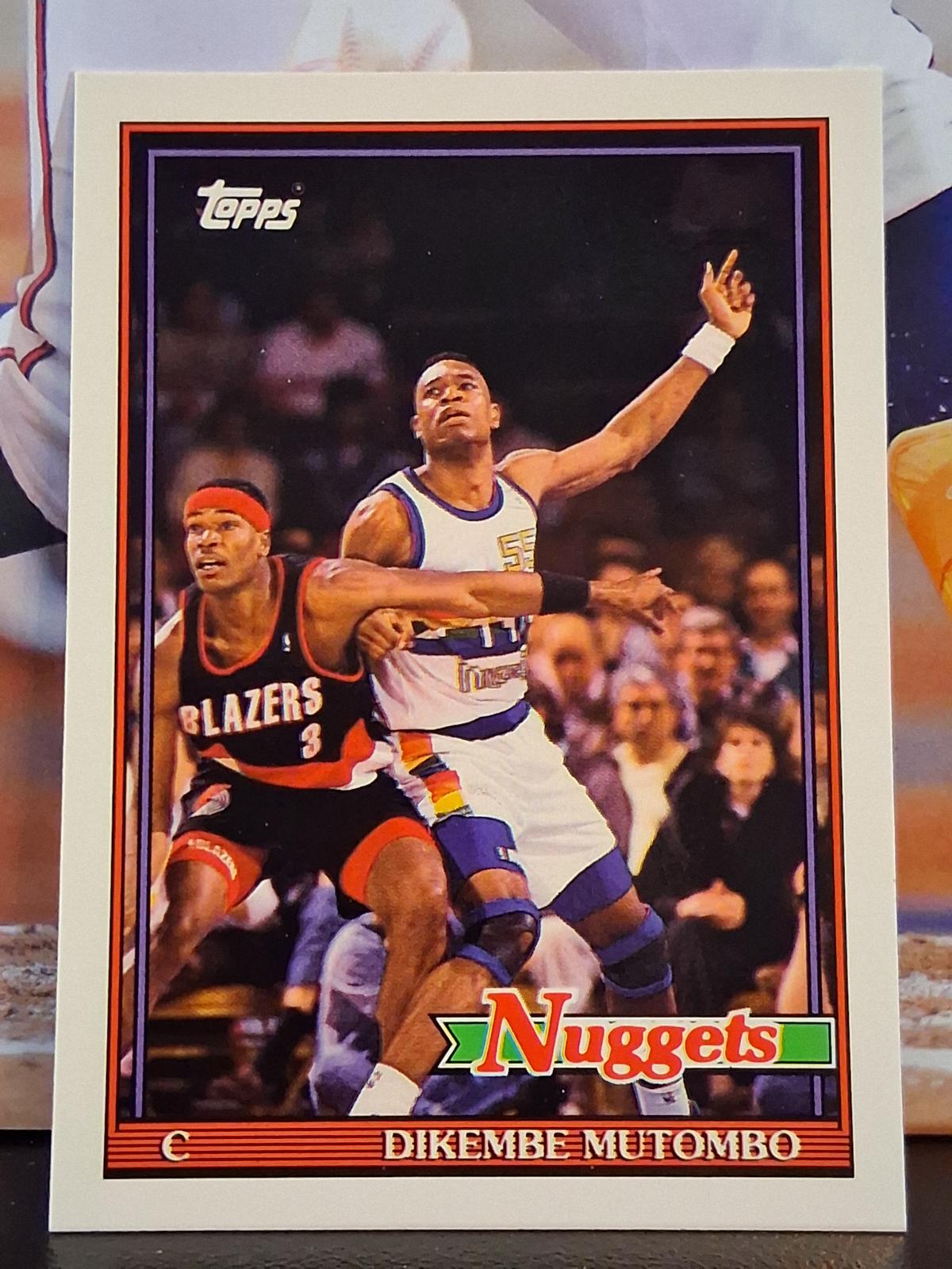 Dikembe Mutombo #146 1992-93 Topps Archives Basketball