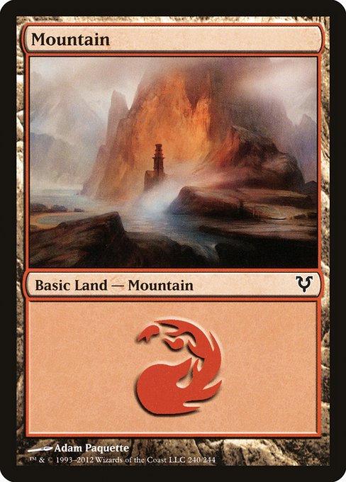 Mountain #240 Magic Avacyn Restored