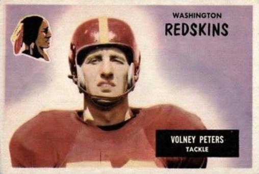 Volney Peters #17 Football Cards 1955 Bowman