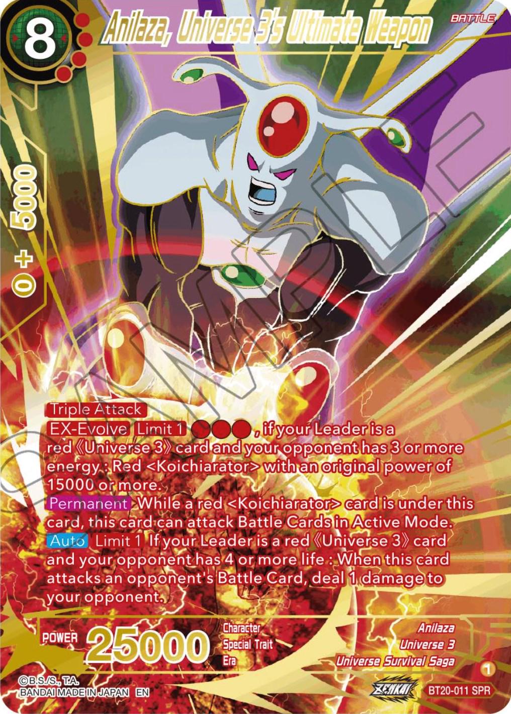 Anilaza, Universe 3's Ultimate Weapon