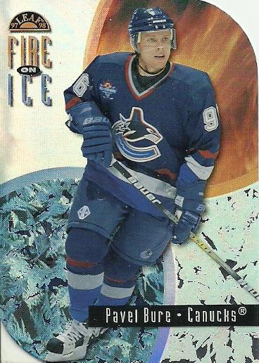 Pavel Bure #8 1997-98 Leaf Hockey Fire on Ice