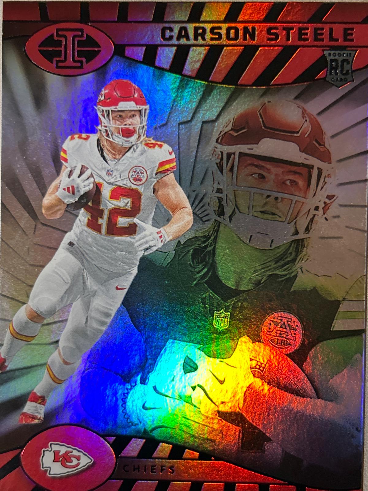 Carson Steele #44 Football Cards 2024 Panini Illusions