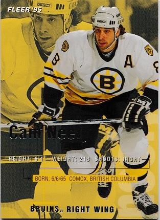 Cam Neely #15 Hockey Cards 1994 Fleer