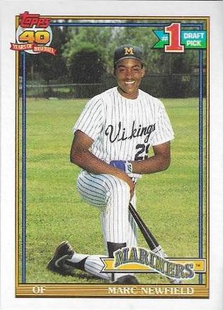 Marc Newfield #529 Baseball Cards 1991 Topps