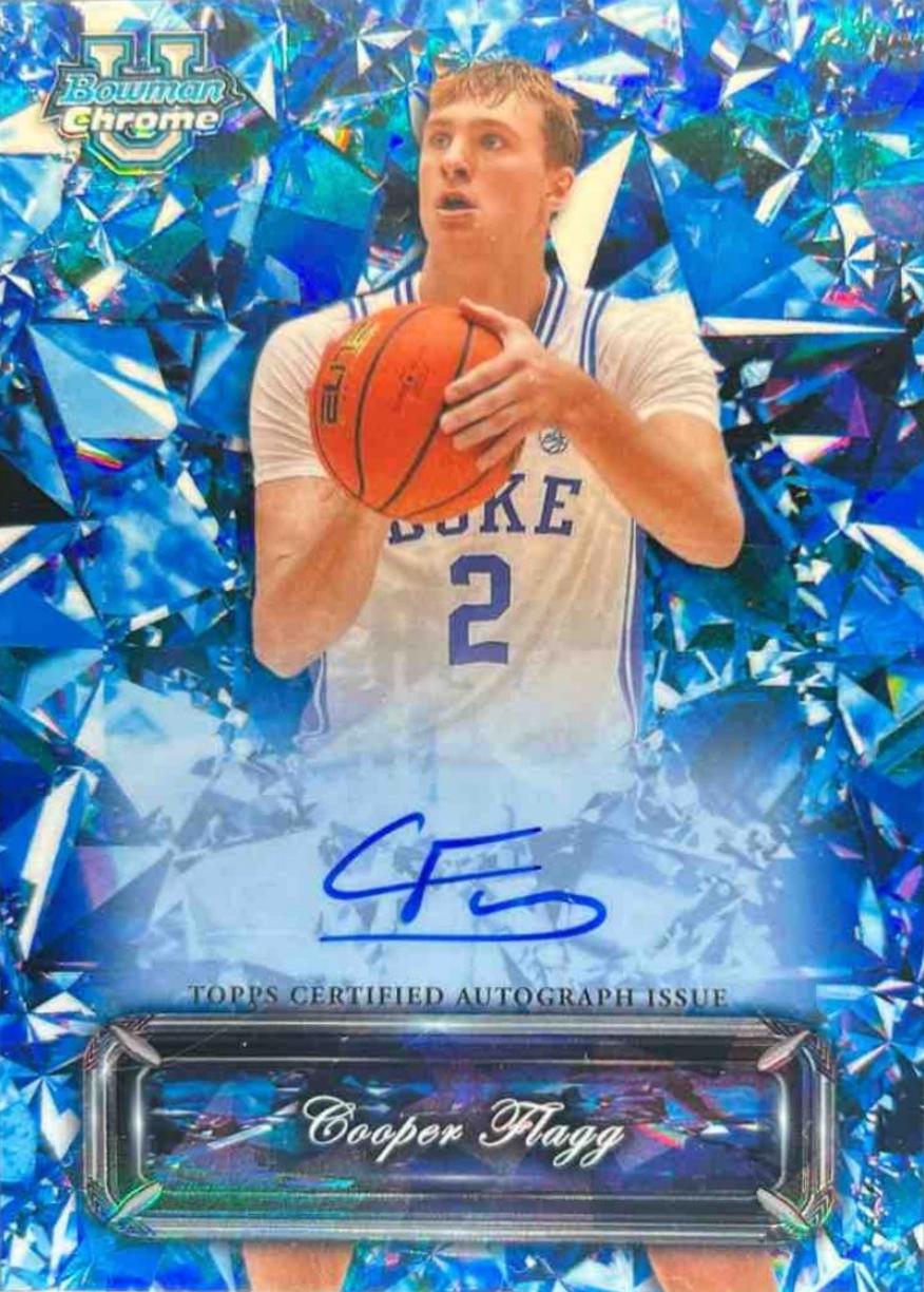 Cooper Flagg #SSA-CF Prices | 2024 Bowman Chrome University