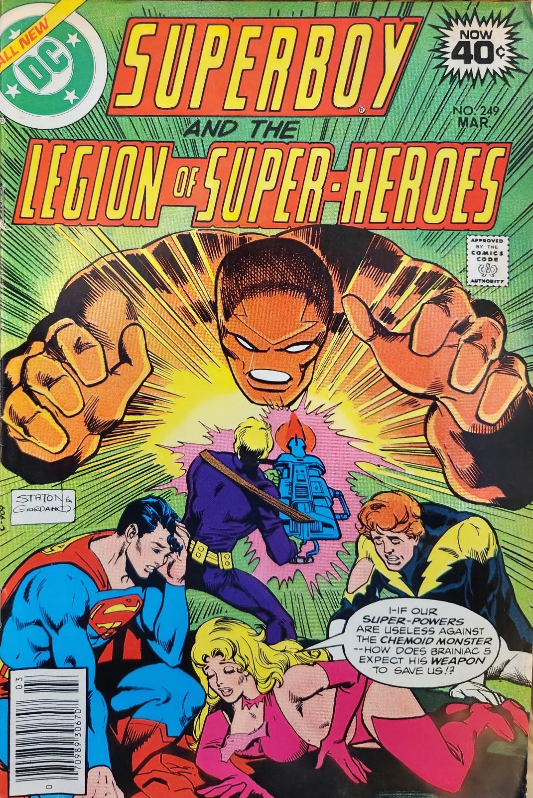 Superboy And The Legion Of Super Heroes #249 (1979) Comic Books Superboy and the Legion of Super-Heroes