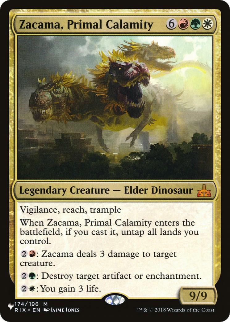 Zacama, Primal Calamity #174 Magic The List Reprints