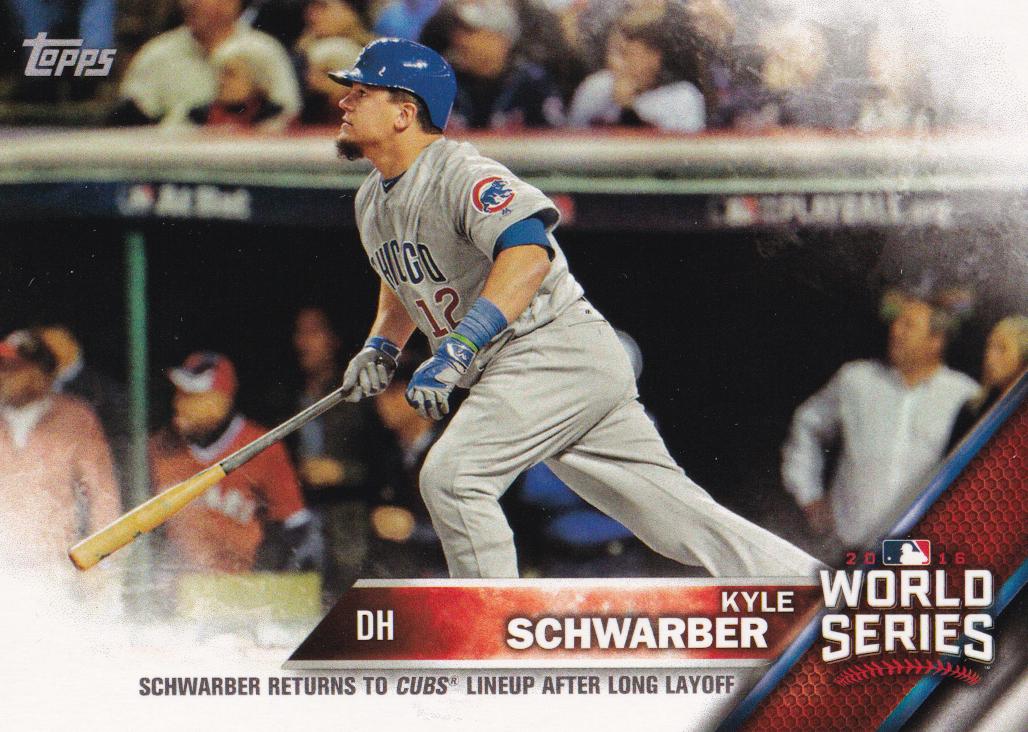 Kyle Schwarber #WS-1 2016 Topps Chicago Cubs World Series Champions Baseball