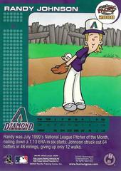 Randy Johnson Back | Randy Johnson Baseball Cards 2000 Pacific Backyard Baseball