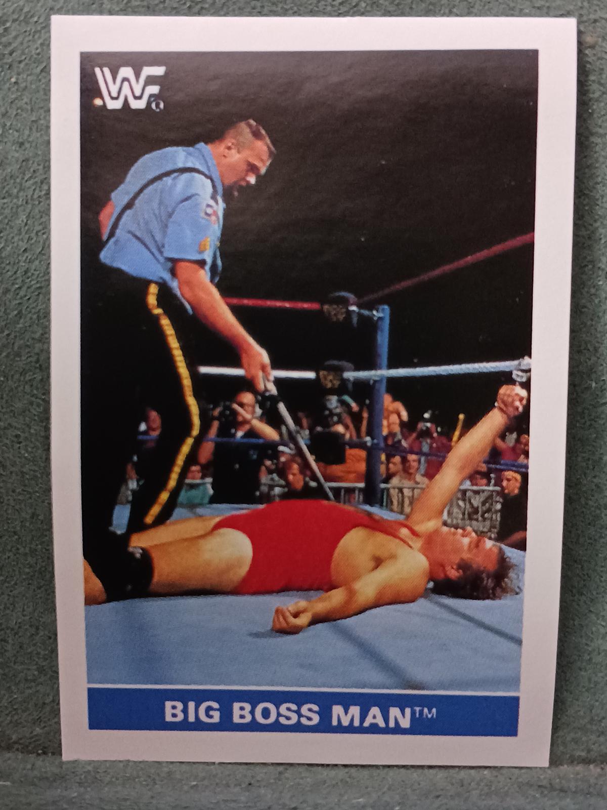 Big Boss Man #39 Wrestling Cards 1991 WWF Superstars Stickers