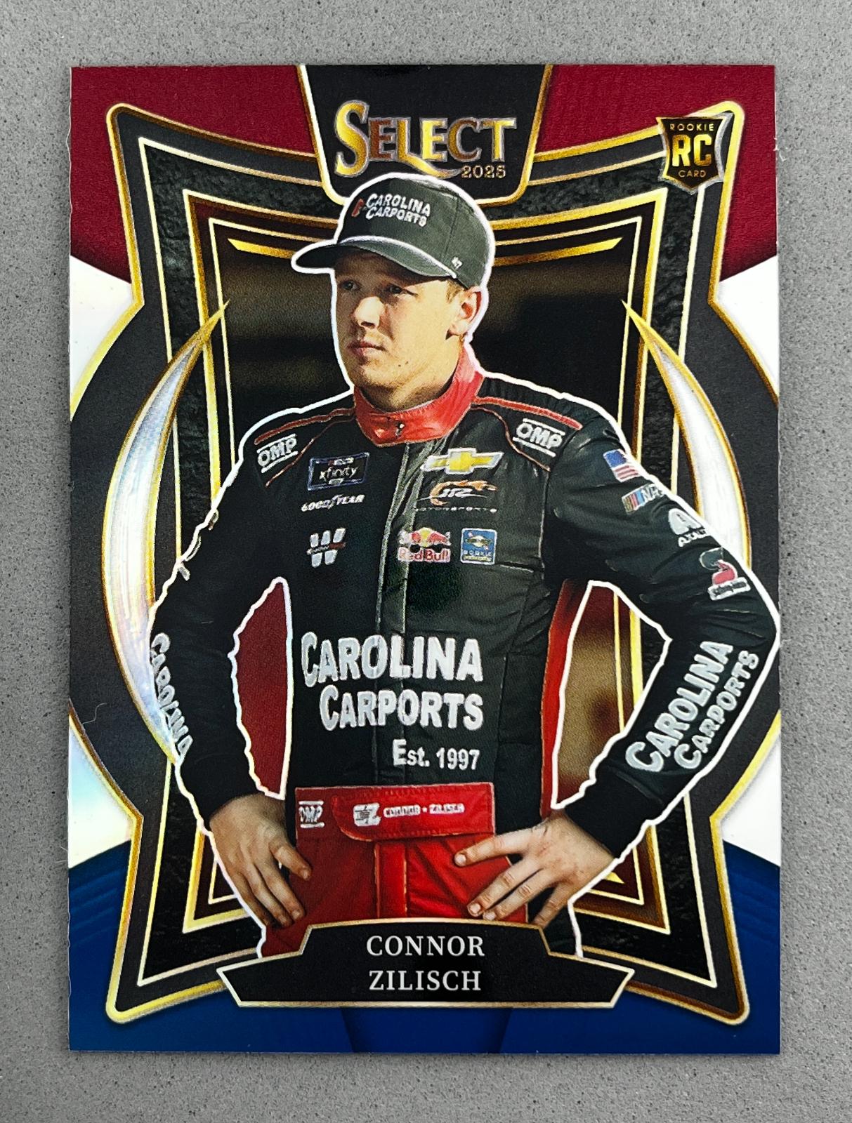 Connor Zilisch [Red Blue Prizm] #20 Prices | 2025 Panini Select