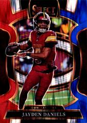 Jayden Daniels [Red Blue Prizm Shock] #88 Prices | 2025 Panini