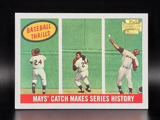 Mays' Catch Makes Series History
