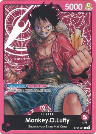 Monkey.D.Luffy ST01-001 One Piece Starter Deck 1: Straw Hat Crew