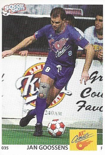 Jan Goossens #35 Soccer Cards 1991 Soccer Shots MSL