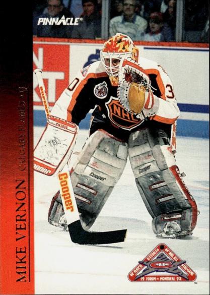 Mike Vernon #40 1993 Score Canadian Pinnacle All Stars Hockey